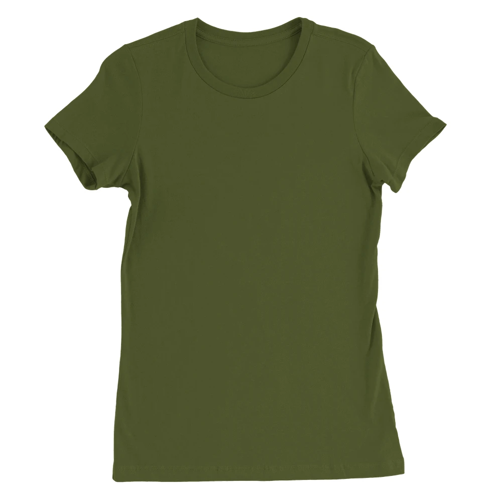Premium Damen T-Shirt mit Rundhalsausschnitt